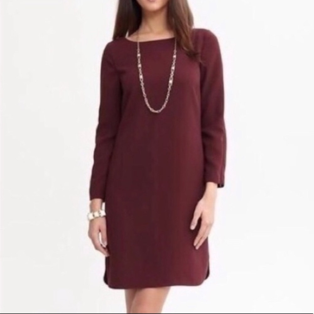 Banana Republic Maroon Dress